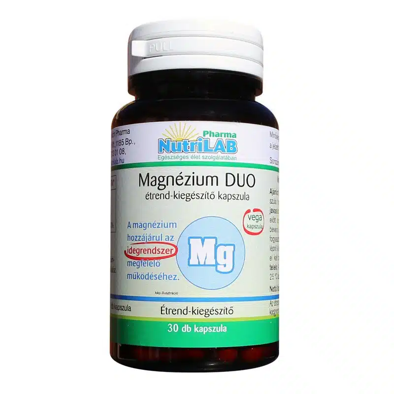 Nutrilab Magnézium Duo kapszula - 30db Nutrilab Magnézium Duo kapszula - 30db