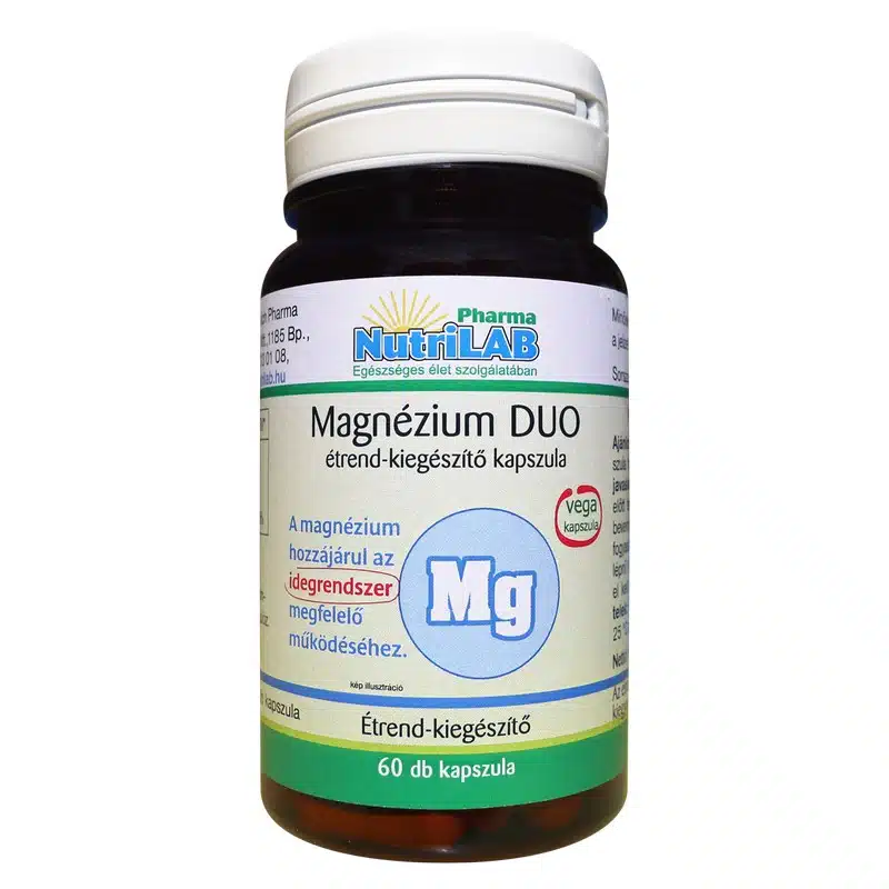 Nutrilab Duo-Magnézium kapszula - 60db Nutrilab Duo-Magnézium kapszula - 60db