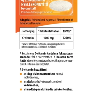 BioCo Csipkebogyós Retard C-vitamin 1000mg - 60db - Image 2