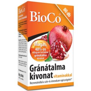 BioCo gránátalma tabletta - 80db