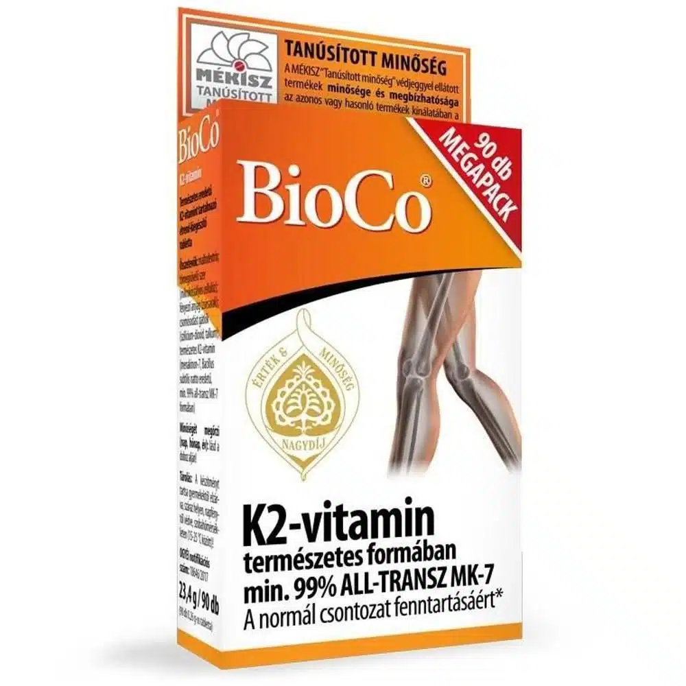 BioCo K2-vitamin tabletta MEGAPACK - 90db BioCo K2-vitamin tabletta MEGAPACK - 90db