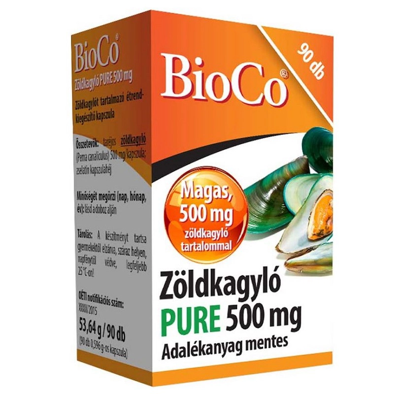 BioCo Zöldkagyló Pure kapszula - 90db BioCo Zöldkagyló Pure kapszula - 90db