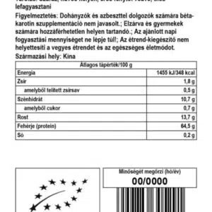 BioMenü Bio Chlorella algapor - 125g - Image 3 BioMenü Bio Chlorella algapor - 125g - Image 3