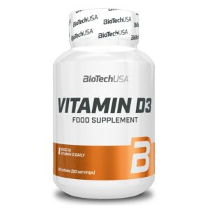 BioTech USA D3-vitamin 2000NE tabletta - 60db