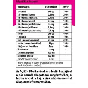 BioCo Szépség EXTRA tabletta - 60db - Image 2