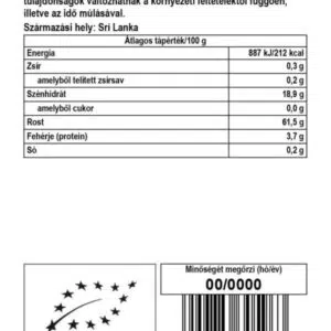 BioMenü Bio Őrölt ceyloni fahéj - 250g - Image 3