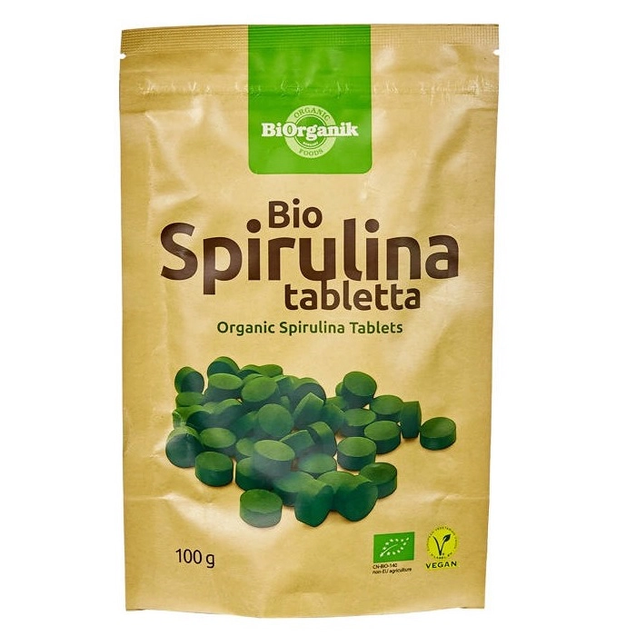 Biorganik Bio spirulina tabletta - 100g Biorganik Bio spirulina tabletta - 100g