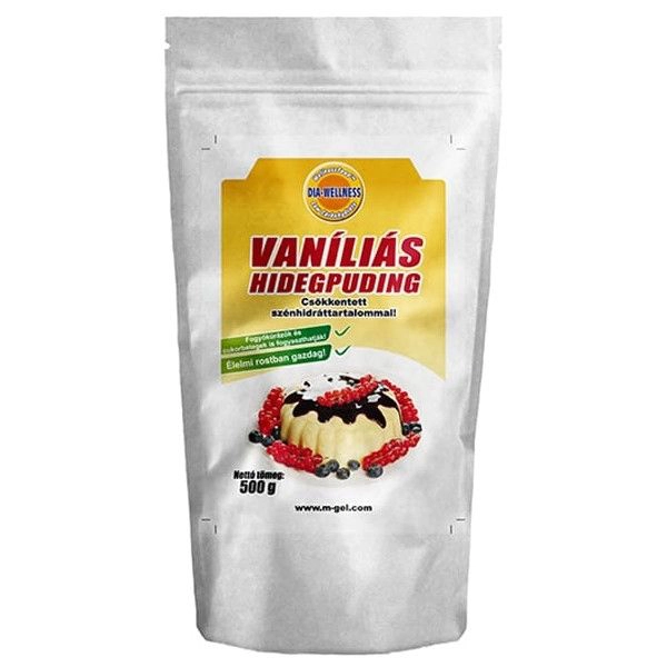 Dia-wellness vaníliás hidegpudingpor - 500g Dia-wellness vaníliás hidegpudingpor - 500g