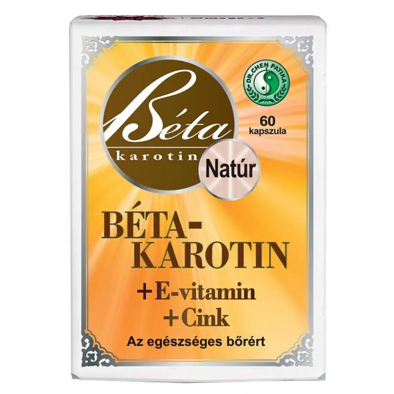 Dr. Chen Béta-Karotin + E-vitamin + Cink kapszula - 60db