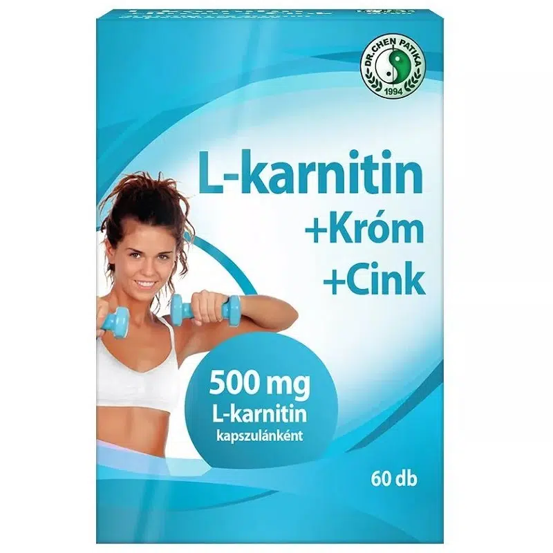 Dr. Chen L-karnitin + Króm + Cink kapszula Dr. Chen L-karnitin + Króm + Cink kapszula