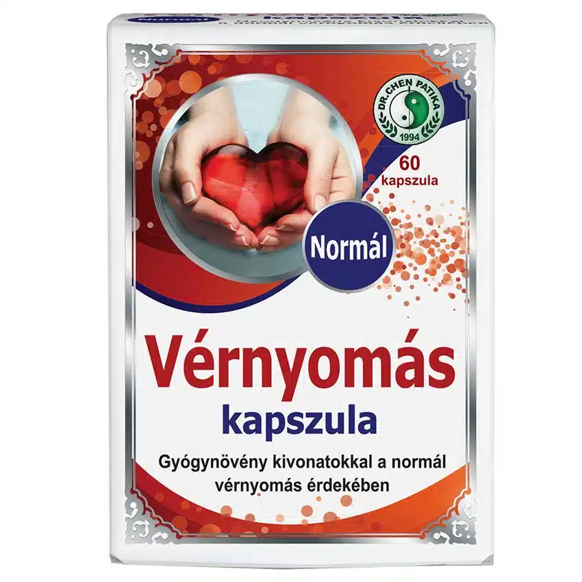 Dr. Chen Normál Vérnyomás kapszula - 60db Dr. Chen Normál Vérnyomás kapszula - 60db