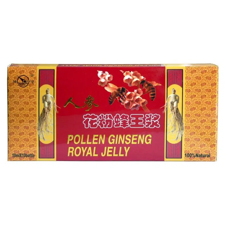 Dr. Chen Pollen Ginseng Royal Jelly ampulla - 10x10ml Dr. Chen Pollen Ginseng Royal Jelly ampulla - 10x10ml