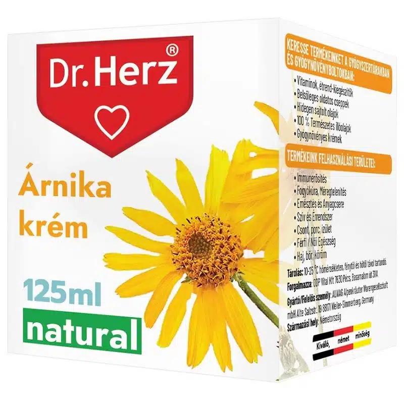 Dr. Herz Árnika krém - 125 ml Dr. Herz Árnika krém - 125 ml