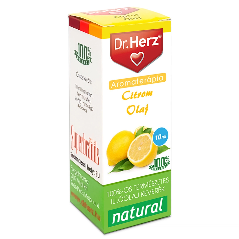 Dr. Herz Citrom illóolaj - 10ml Dr. Herz Citrom illóolaj - 10ml
