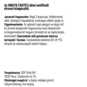 Dr. Herz Feketekömény olaj + E-vitamin kapszula - 90db - Image 3