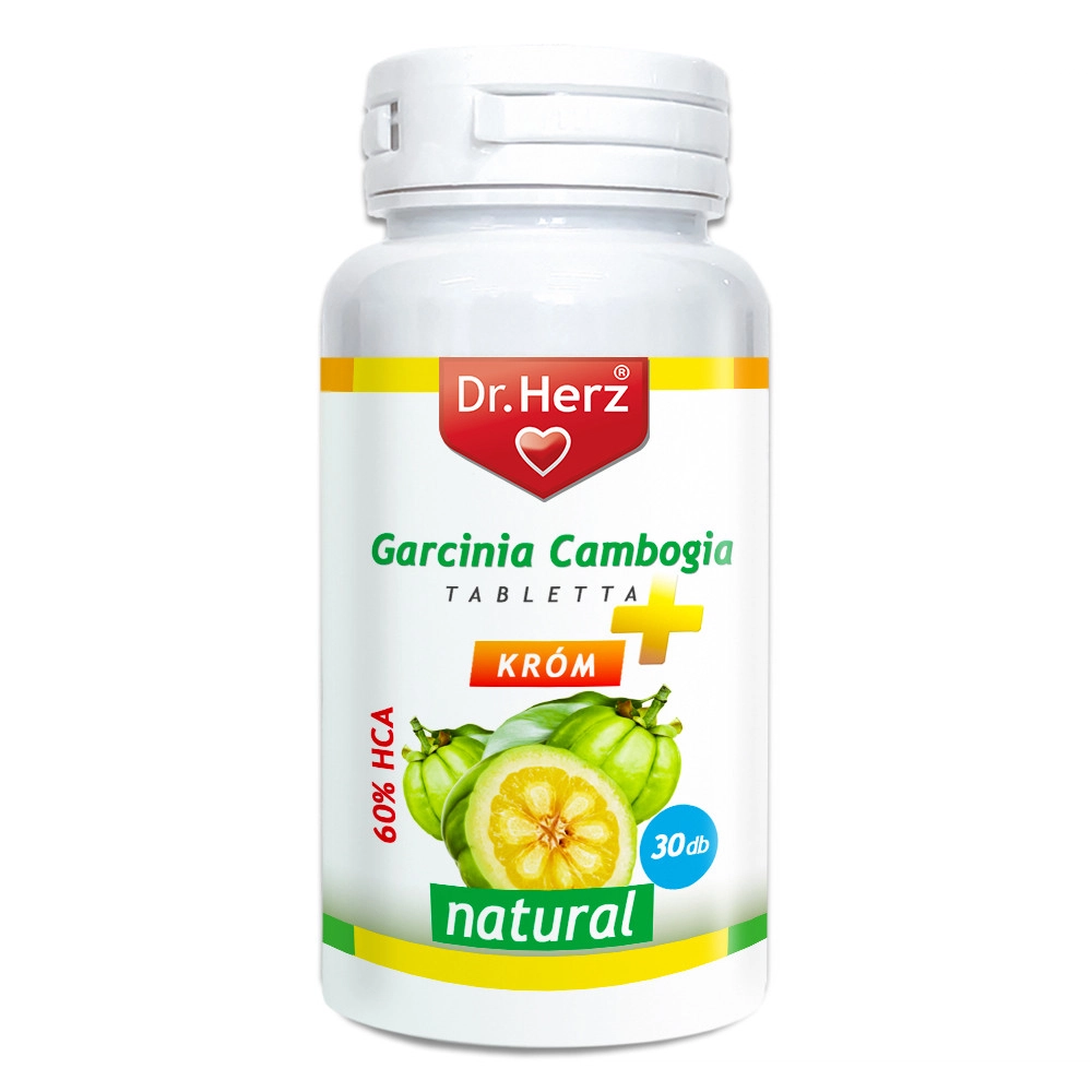 Dr. Herz Garcinia Cambogia + Króm tabletta - 30db Dr. Herz Garcinia Cambogia + Króm tabletta - 30db