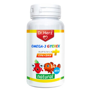 Dr. Herz Omega-3 500mg kapszula gyermekeknek - 60db
