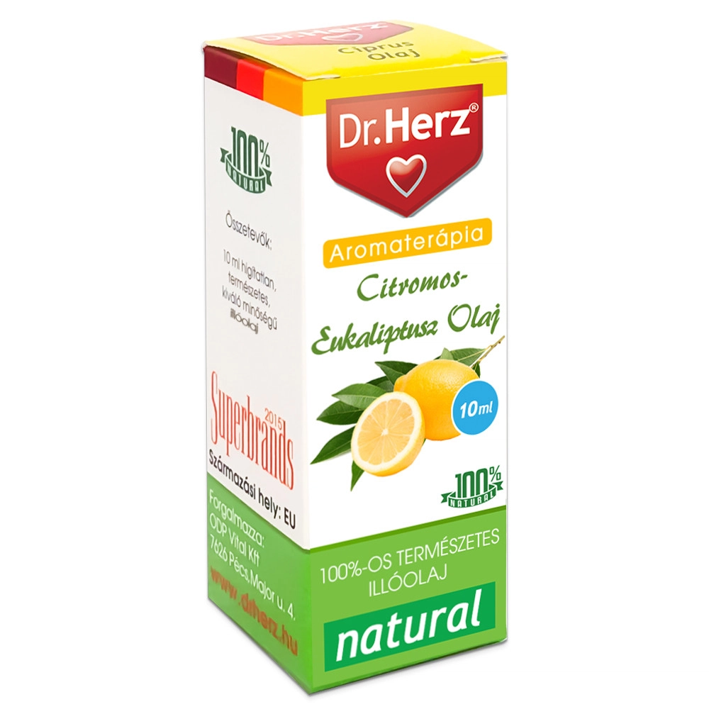 Dr. Herz citromos-eukaliptusz illóolaj - 10ml Dr. Herz citromos-eukaliptusz illóolaj - 10ml