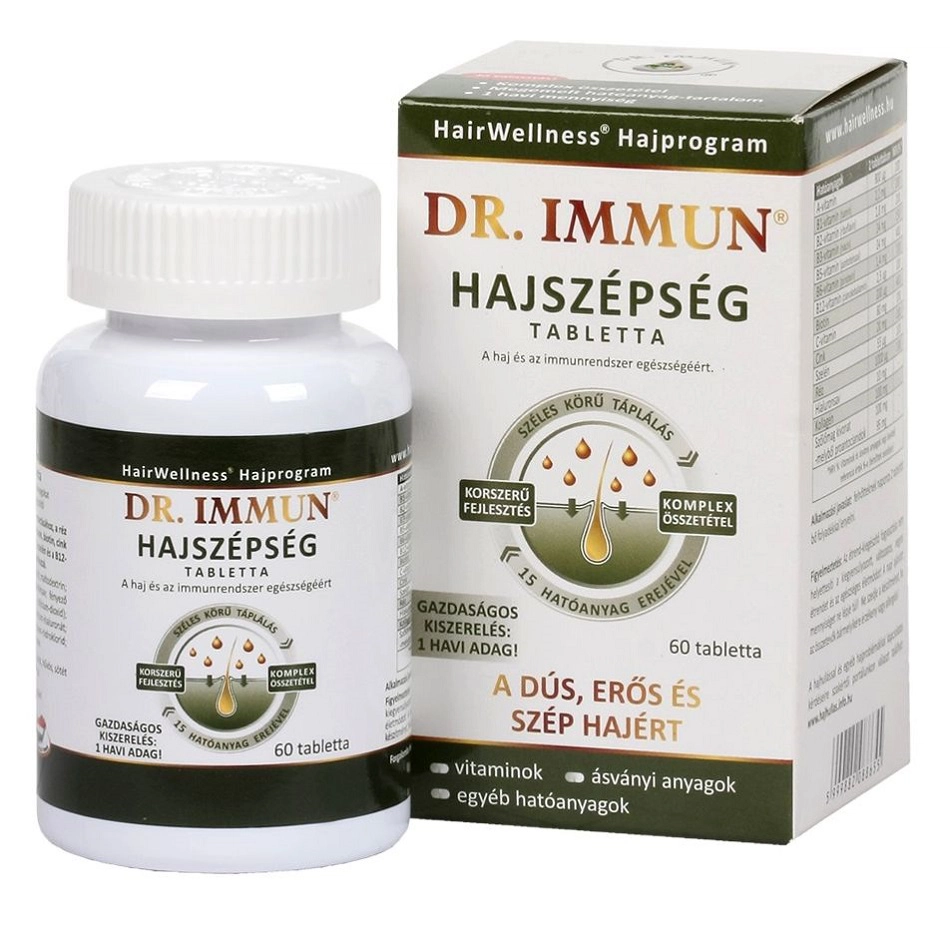 Dr. Immun hajszépség tabletta - 60db Dr. Immun hajszépség tabletta - 60db