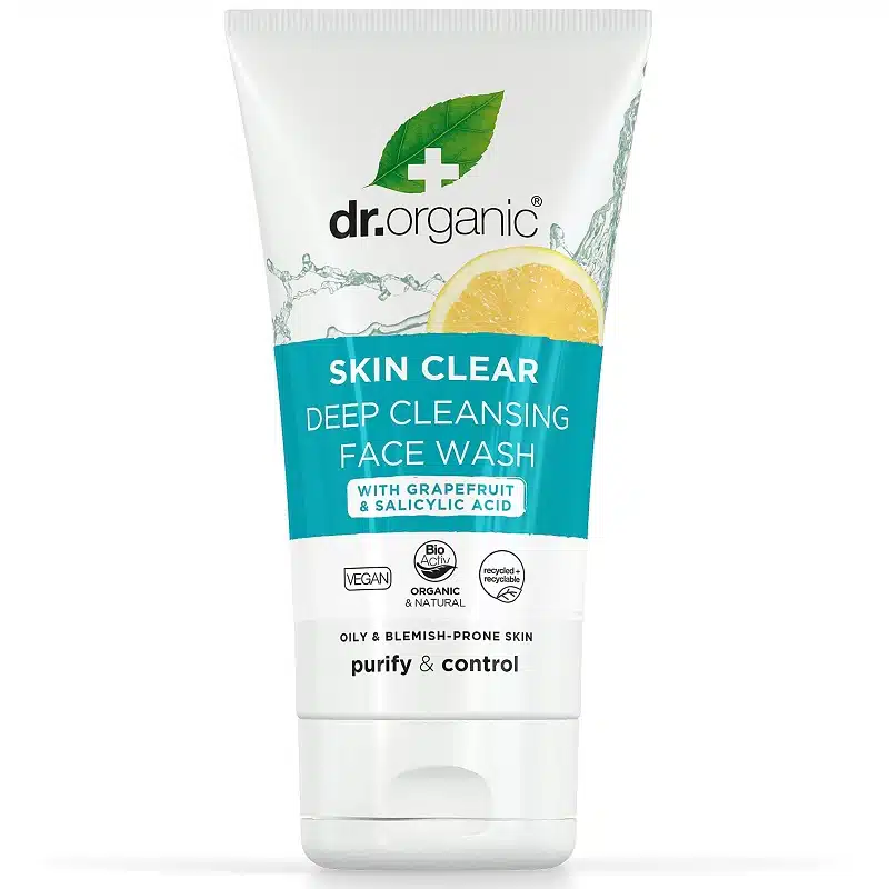 Dr. Organic Skin Clear Mélytisztító arclemosó - 125ml Dr. Organic Skin Clear Mélytisztító arclemosó - 125ml