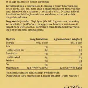 GAL Magnézium-L-laktát - 180g