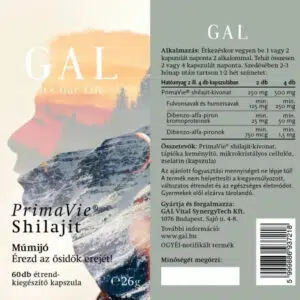 GAL PrimaVie Shilajit kapszula - 60db GAL PrimaVie Shilajit kapszula - 60db