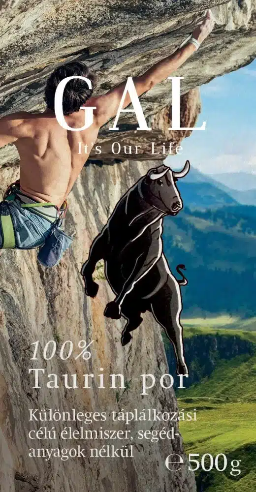 GAL 100% Taurin por utántöltő - 500g GAL 100% Taurin por utántöltő - 500g