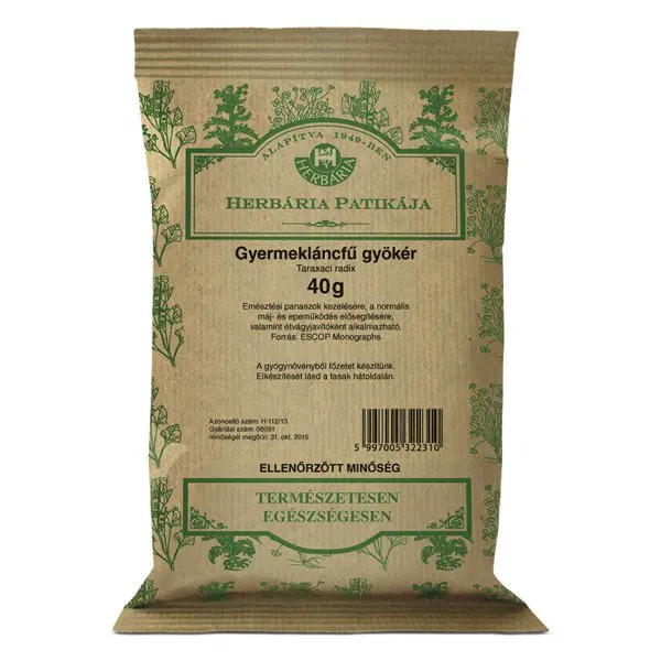 Herbária gyermekláncfűgyökér tea - 40g Herbária gyermekláncfűgyökér tea - 40g