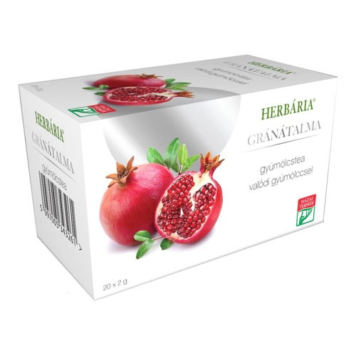 Herbária gyümölcstea gránátalma - 20 filter Herbária gyümölcstea gránátalma - 20 filter