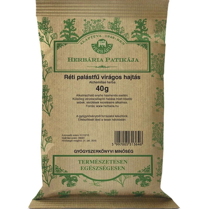 Herbária-palástfű-levél-tea-40g. Herbária-palástfű-levél-tea-40g.