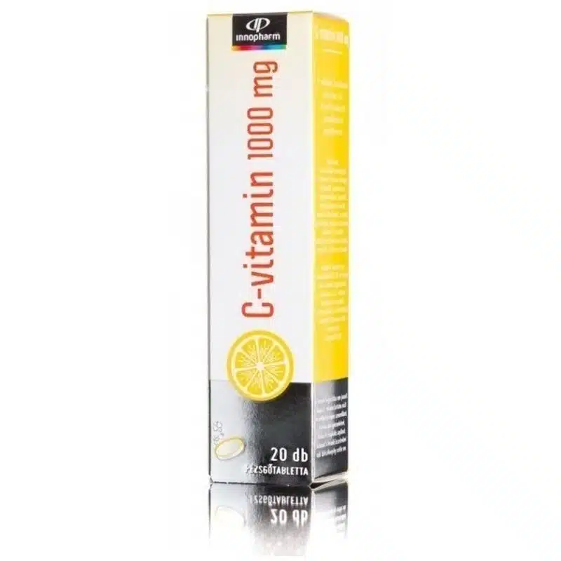 InnoPharm C-vitamin 1000mg pezsgőtabletta - 20db InnoPharm C-vitamin 1000mg pezsgőtabletta - 20db