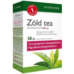 Interherb Napi 1 Zöld tea Extraktum kapszula - 30db