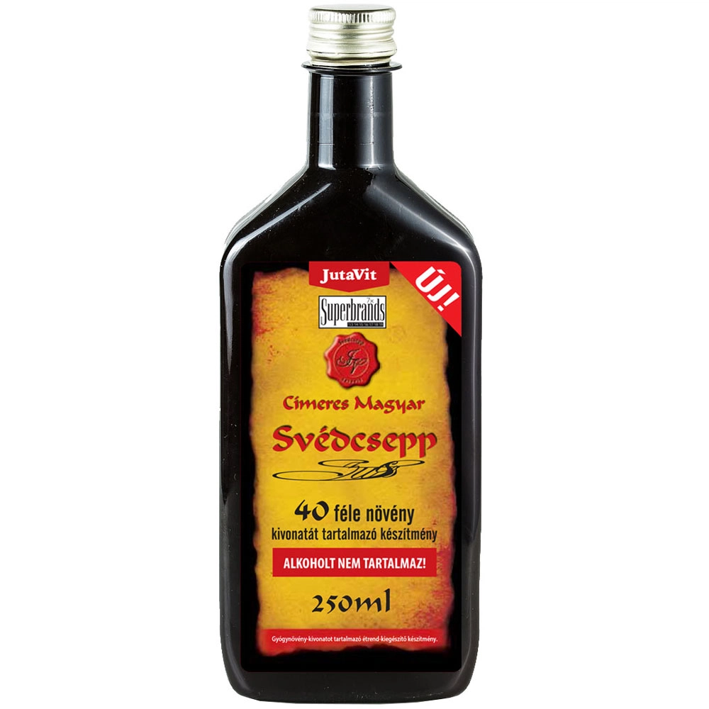 Jutavit svédcsepp 40 füves - 500ml Jutavit svédcsepp 40 füves - 500ml