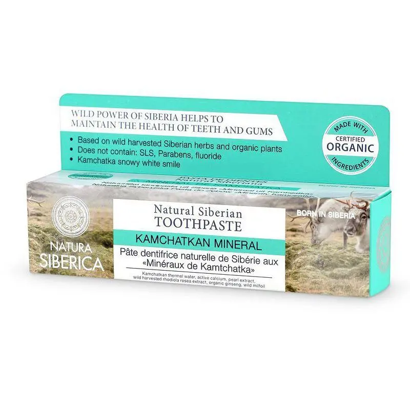 Natura Siberica Kamchatka Minerals fluoridmentes ásványi fogkrém – 100g Natura Siberica Kamchatka Minerals fluoridmentes ásványi fogkrém – 100g