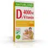 Naturland Prémium D-vitamin 4000NE Forte tabletta - 60db