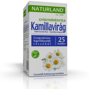 Naturland Kamillavirág-gyógynövénytea - 25 filter
