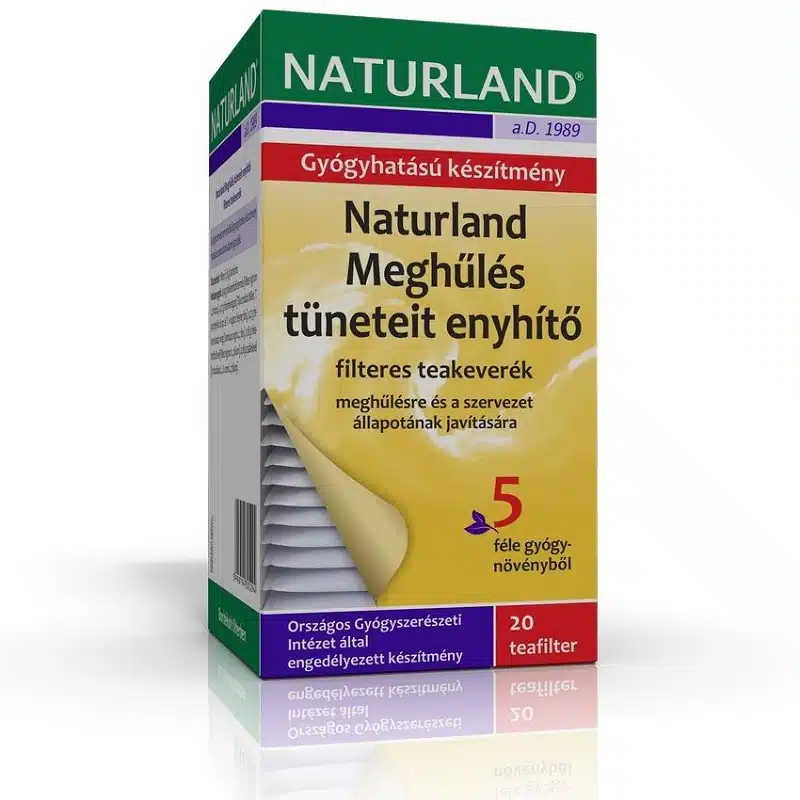 Naturland Meghűlés tüneteit enyhítő teakeverék - 20 filter Naturland Meghűlés tüneteit enyhítő teakeverék - 20 filter
