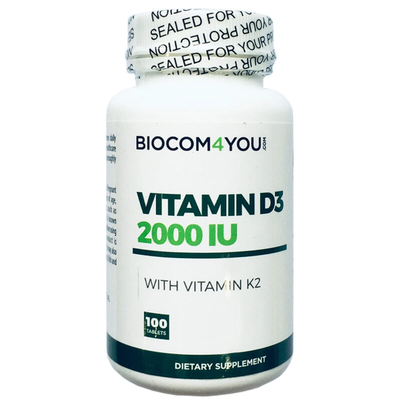 Biocom Vitamin D3 2000IU tabletta - 100db