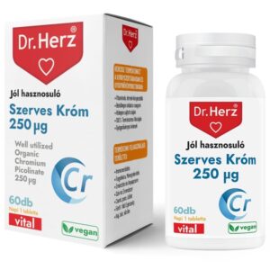 Dr. Herz Szerves Króm 250mcg tabletta - 60db
