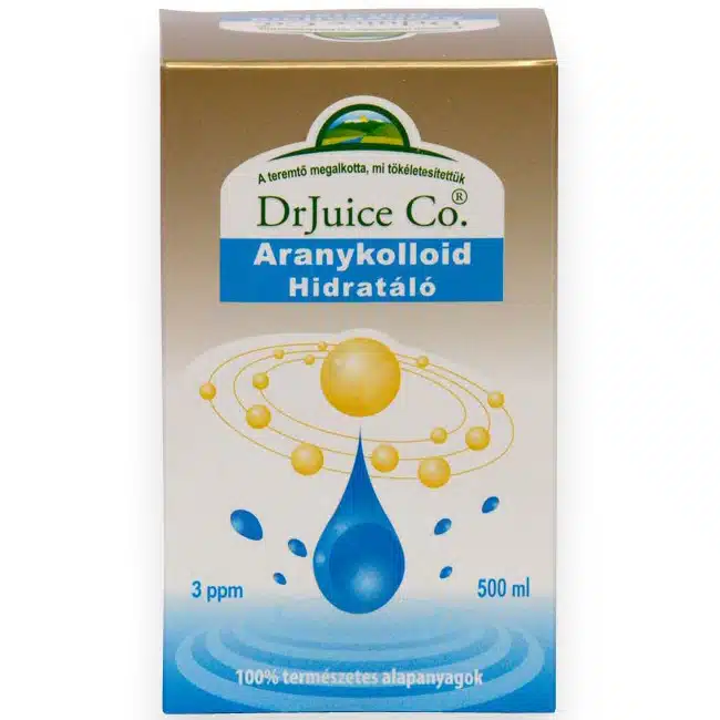 DrJuice Co. Aranykolloid Hidratáló - 500ml DrJuice Co. Aranykolloid Hidratáló - 500ml