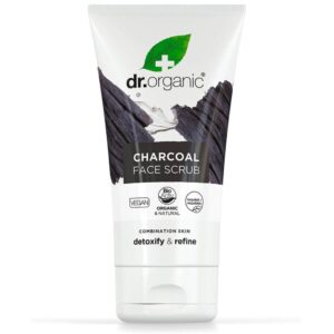 Dr. Organic Charcoal Mélytisztító arcradír aktív szénnel - 125ml