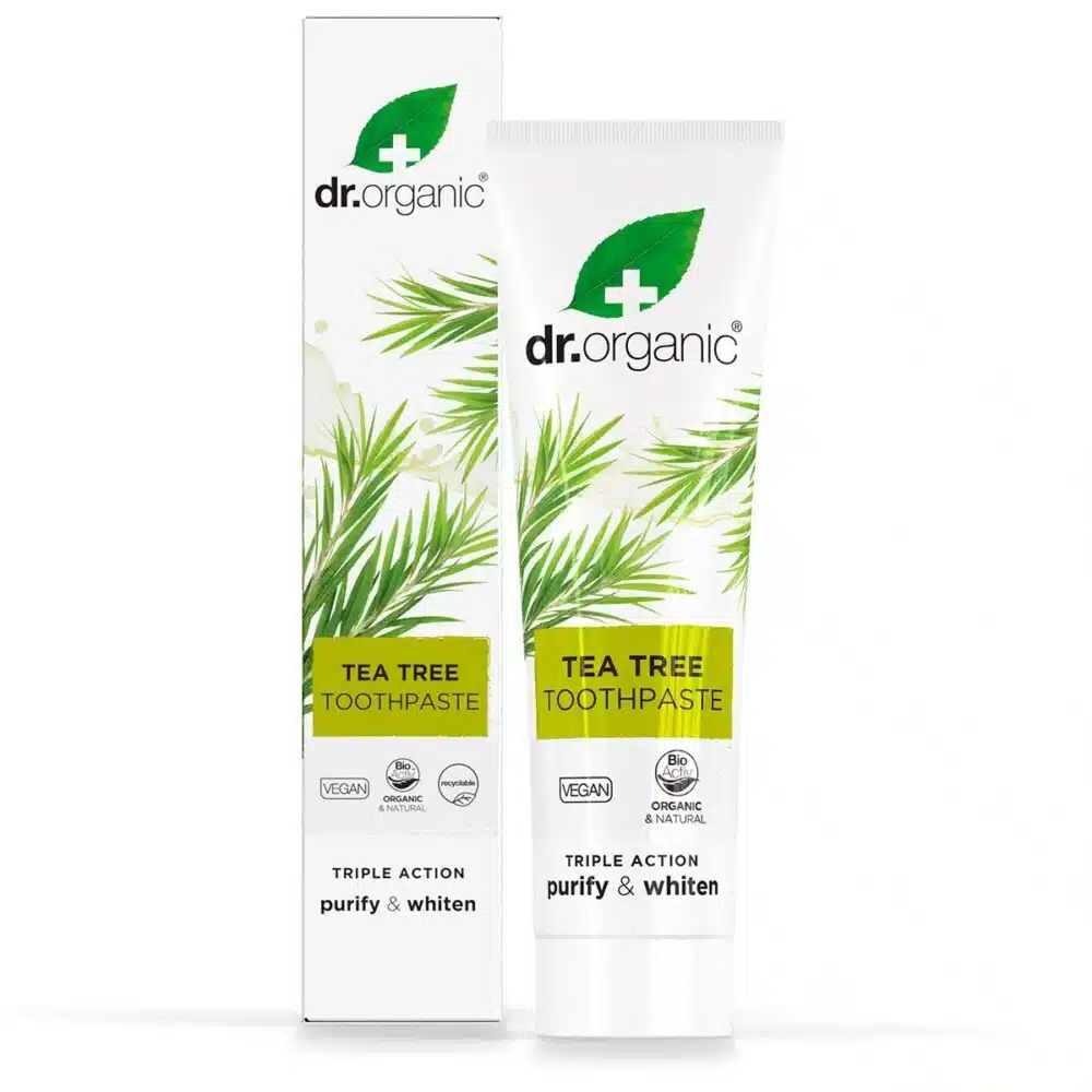 Dr. Organic bio teafa fogkrém - 100ml Dr. Organic bio teafa fogkrém - 100ml