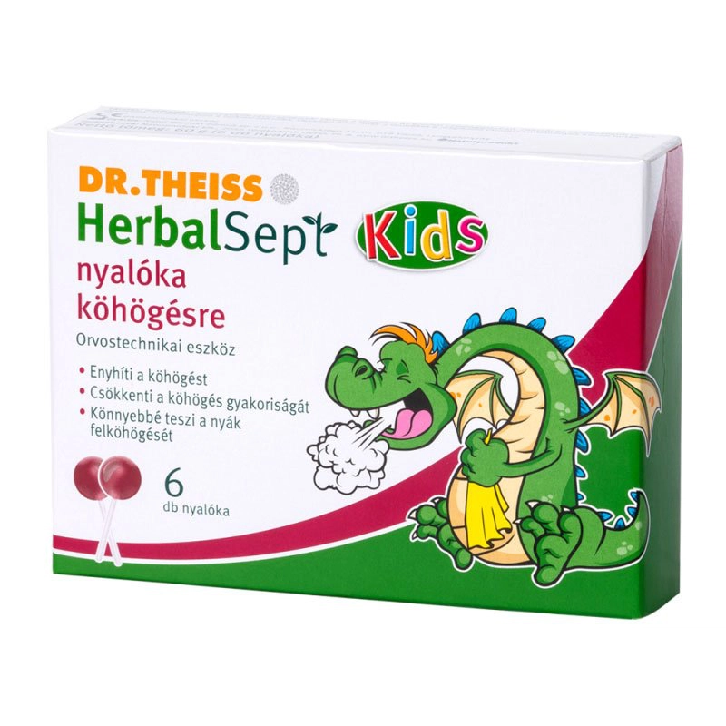 Dr. Theiss Herbalsept nyalóka köhögés ellen – 6db Dr. Theiss Herbalsept nyalóka köhögés ellen – 6db