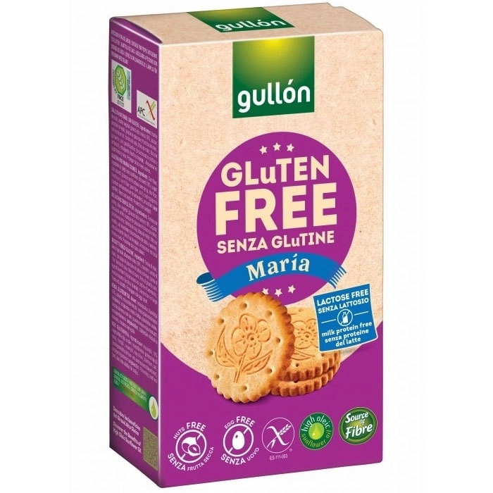 Gullón glutén-, tej- és laktózmentes keksz Maria - 380g Gullón glutén-, tej- és laktózmentes keksz Maria - 380g