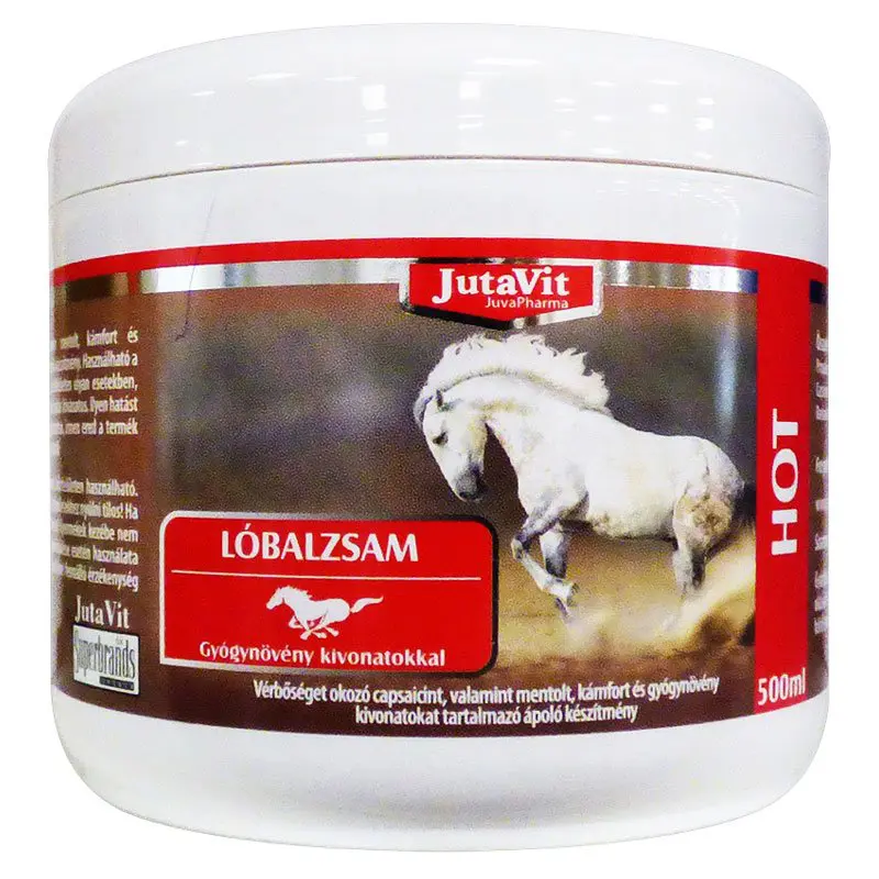 Jutavit Pferdebalsam hot - 500ml Jutavit Pferdebalsam hot - 500ml
