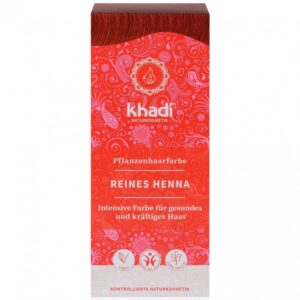 Khadi Hajfesték por Élénkvörös - 100% Henna-tartalommal - 100g