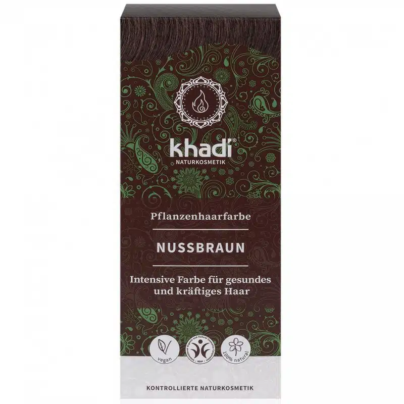 Khadi Hajfesték por - Mogyoróbarna - 100g Khadi Hajfesték por - Mogyoróbarna - 100g