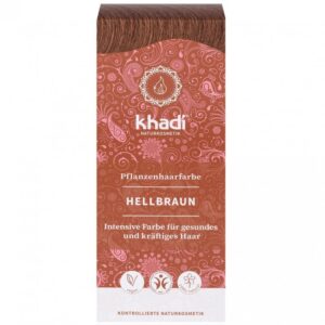 Khadi Hajfesték por - Világosbarna - 100g