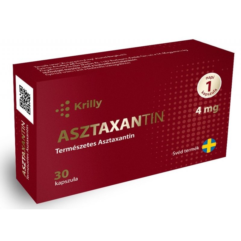 Krilly Asztaxantin 4mg, 30 db | Biosziget