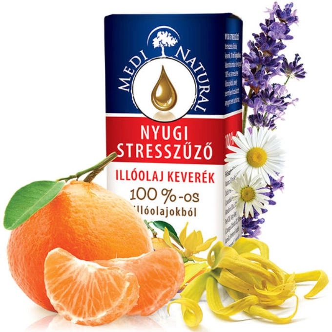 Medinatural Bio illóolaj nyugi stresszűző - 10ml Medinatural Bio illóolaj nyugi stresszűző - 10ml